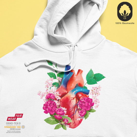 Beautiful Heart - BioBlend Hoodie: Mode mit Mehrwert (organische Baumwolle)