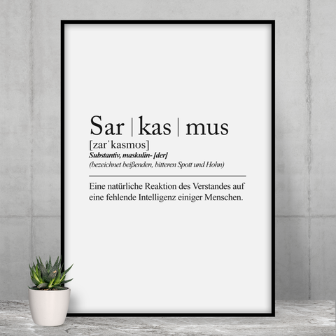 Sarkasmus - Eine natürliche Reaktion