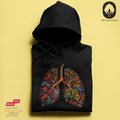 Flower Lung - BioBlend Hoodie: Mode mit Mehrwert (organische Baumwolle)