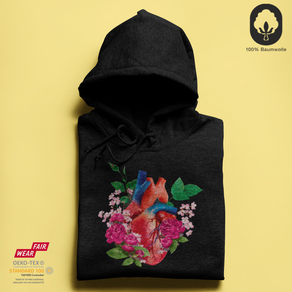 Beautiful Heart - BioBlend Hoodie: Mode mit Mehrwert (organische Baumwolle)