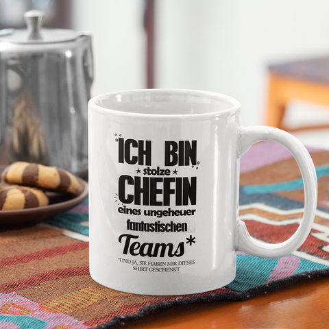 Stolze Chefin - Tasse