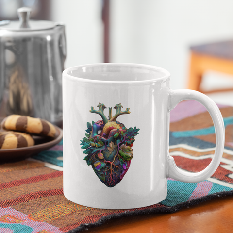 Flower Heart - Tasse