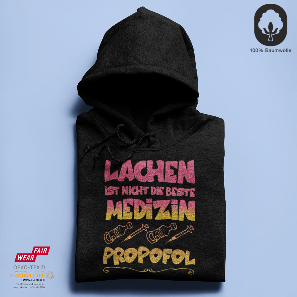 Nicht die beste Medizin - BioBlend Hoodie: Mode mit Mehrwert (organische Baumwolle)
