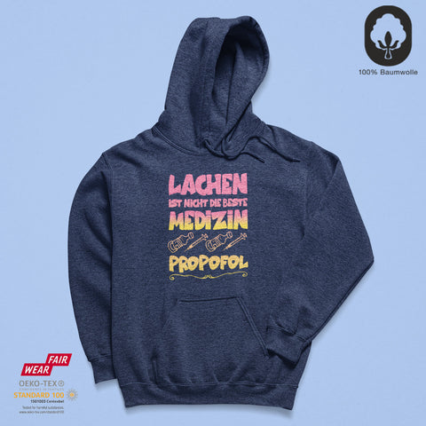 Nicht die beste Medizin - BioBlend Hoodie: Mode mit Mehrwert (organische Baumwolle)