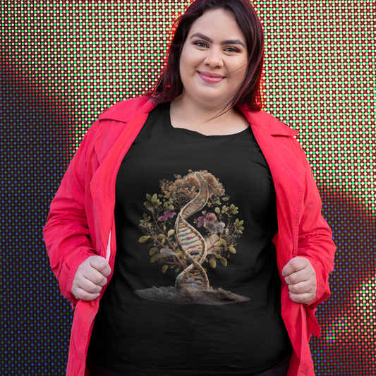 Flower DNA I - Oversize Tshirt - 100% organische Baumwolle