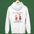 Lasst mich durch, die Senioren brauchen mich - Rückendruck Premium Hoodie