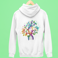 Flower DNA III - Rückendruck Premium Hoodie