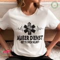 Außer Dienst. Rette dich selbst - Bio Premium Frauen Tshirt