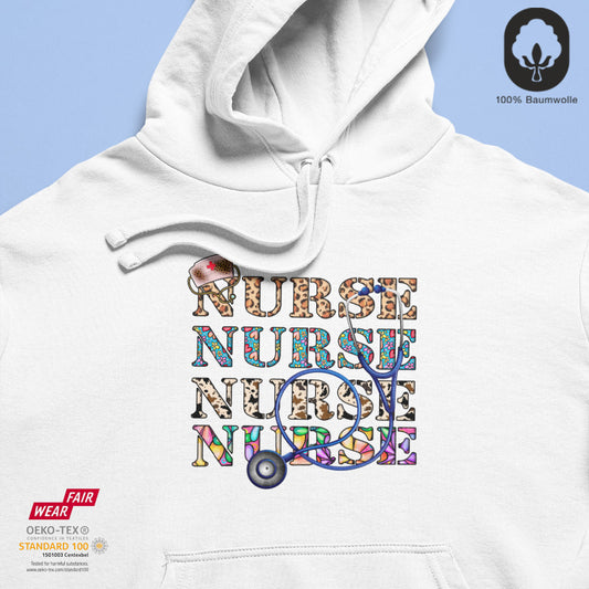 Nurse Nurse - BioBlend Hoodie: Mode mit Mehrwert (organische Baumwolle)