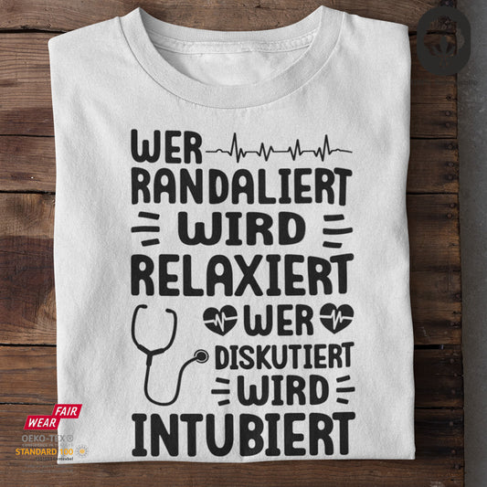 Intubiert - Funshirt