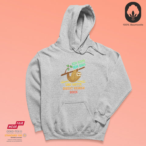 Ich kam, ich sah - BioBlend Hoodie: Mode mit Mehrwert (organische Baumwolle)