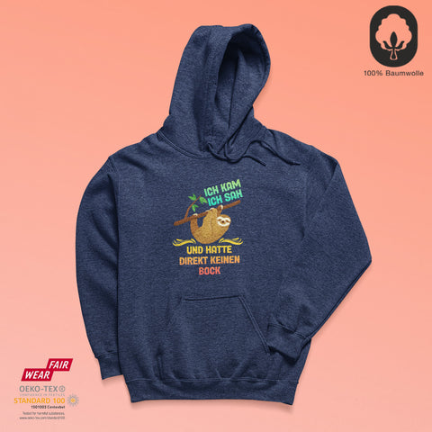 Ich kam, ich sah - BioBlend Hoodie: Mode mit Mehrwert (organische Baumwolle)