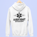 Außer Dienst. Rette dich selbst  - Rückendruck Premium Hoodie