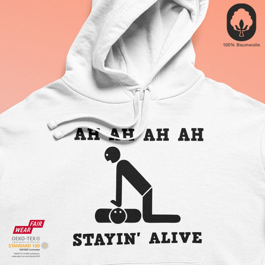 Stayin' alive - BioBlend Hoodie: Mode mit Mehrwert (organische Baumwolle)