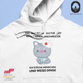 Ich steche Menschen - BioBlend Hoodie: Mode mit Mehrwert (organische Baumwolle)