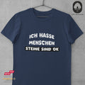 Ich hasse Menschen. Steine sind ok - Tshirt