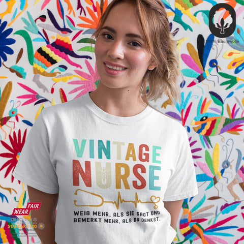Vintage Nurse - Fun Shirt