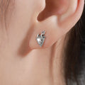 Herz & Gehirn Ohrstecker – Anatomischer Schmuck aus 925er Sterling Silber | Gold & Roségold vergoldet | Medizin trifft Design