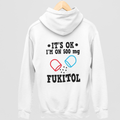 It's ok. I'm on 500mg Fukitol - Rückendruck Premium Hoodie