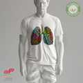 Flower Lung IV - Bio Baumwolle Premium Unisex