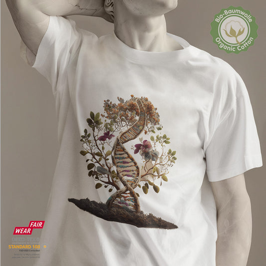 Flower DNA I - Bio Baumwolle Premium Unisex