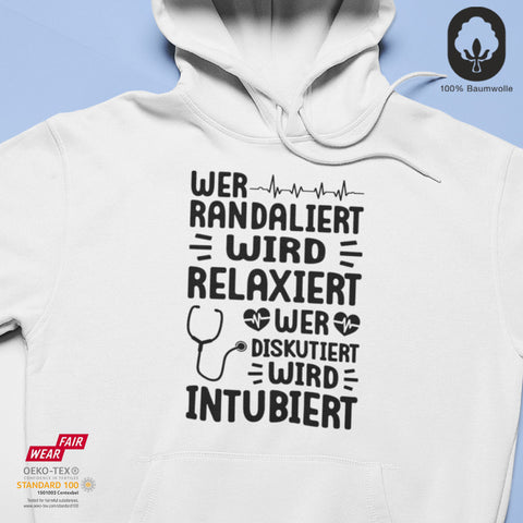 Randaliert - BioBlend Hoodie: Mode mit Mehrwert (organische Baumwolle)