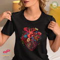 Flower Heart I - Bio Premium Frauen Tshirt