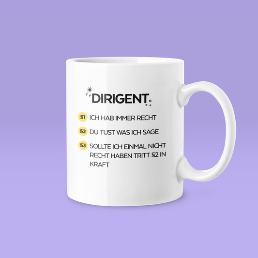 Dirigent - Tasse