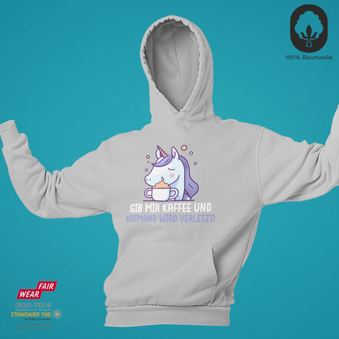 Einhorn Kaffee - Hoodie