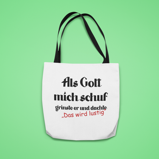 Als Gott mich schuf - Tasche