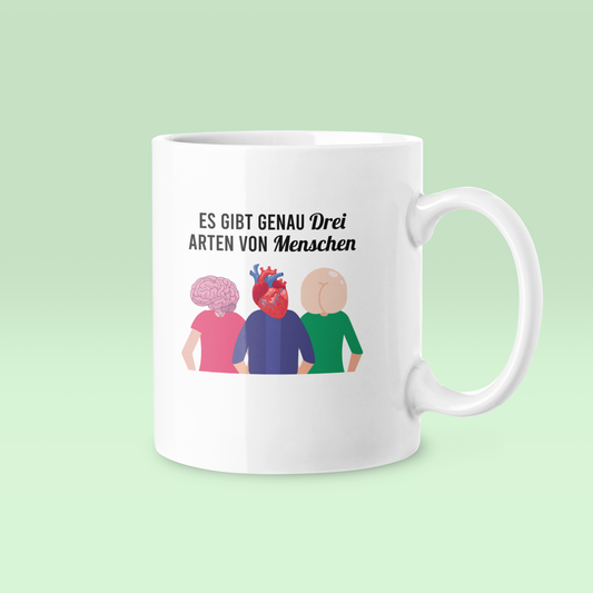 Drei Arten von Menschen - Tasse