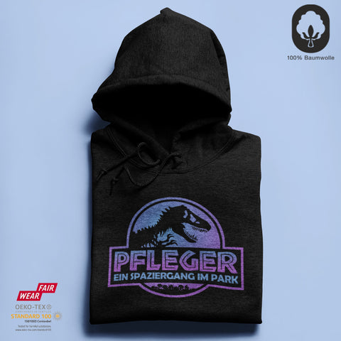 Spaziergang im Park - BioBlend Hoodie: Mode mit Mehrwert (organische Baumwolle)
