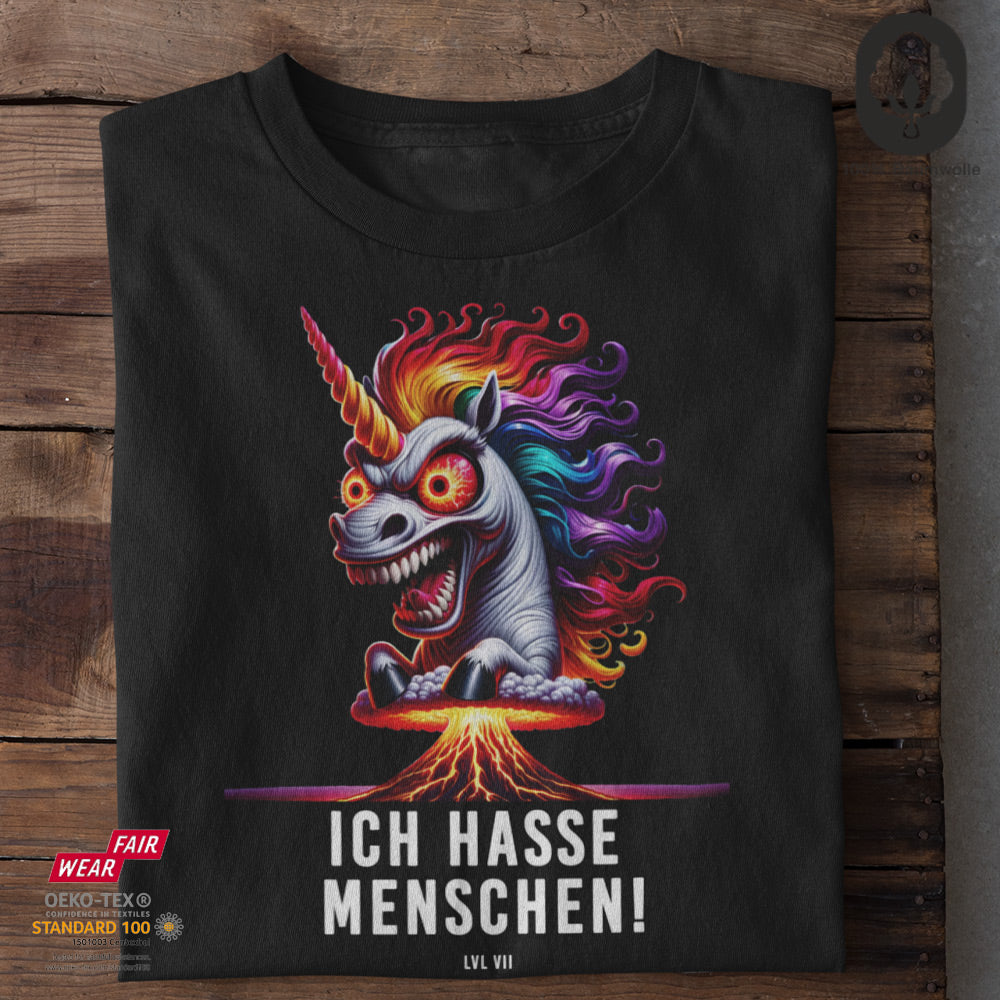 Ich hasse Menschen LvL VII- Tshirt