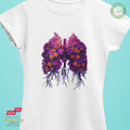 Flower Lung I - Bio Premium Frauen Tshirt