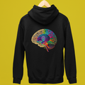 Color Brain II - Rückendruck Premium Hoodie