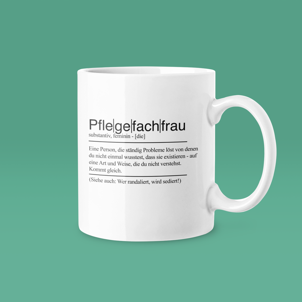Pflegefachfrau - Tasse