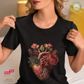 Flower Heart II - Bio Premium Frauen Tshirt