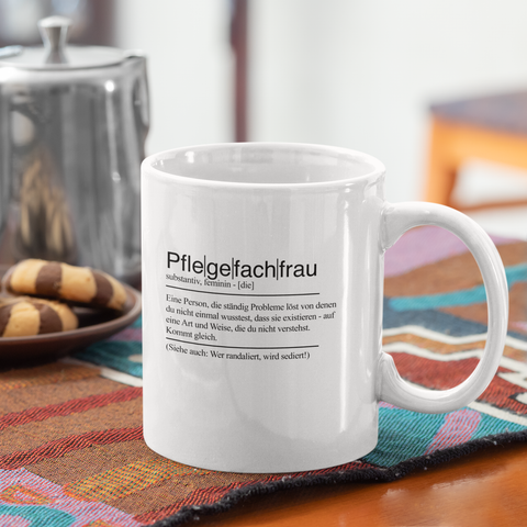 Pflegefachfrau - Tasse