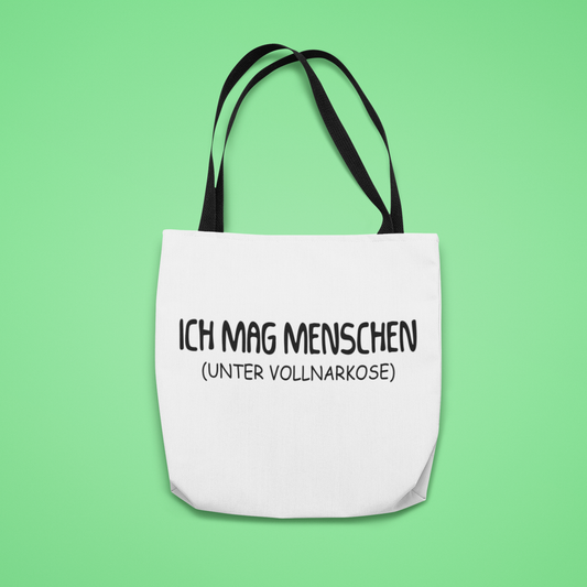 Ich mag Menschen - Tasche