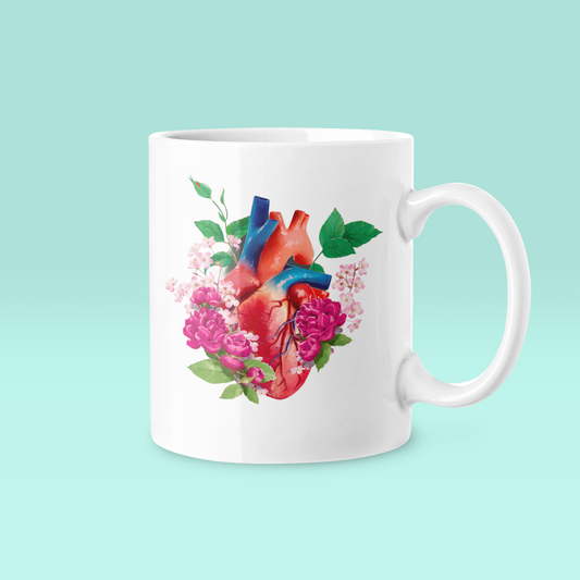 Flower Heart III - Tasse