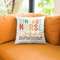 Vintage Nurse - Bio Baumwolle Kissen