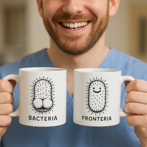 Lustige Mikrobiologie Bakterien Keramiktasse
