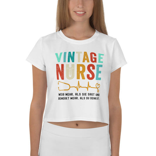 Vintage Nurse - Crop Top