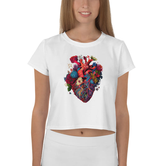 Color Heart I  - Crop Top