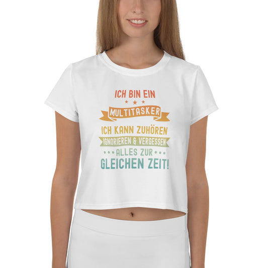 Ich bin ein Multitasker - Crop Top