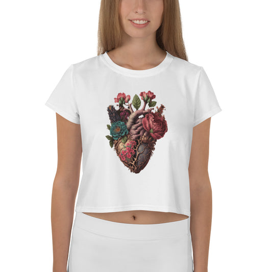 Flower Heart II - Crop Top