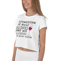 Schwestern die nicht saufen, sind wie Katheter die nicht laufen! - Crop Top