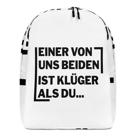 Einer von uns Beiden ist klüger als du - Rucksack