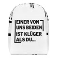 Einer von uns Beiden ist klüger als du - Rucksack