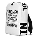 Lachen ist nicht die beste Medizin, Propofol - Rucksack